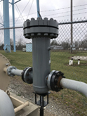 Ionix Static Suppression Cartridge installed at gate station.